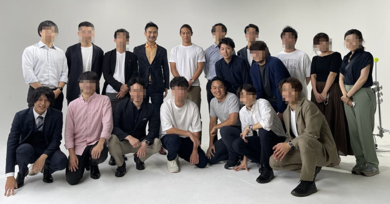 本田さんCM撮影の際に撮った記念写真。当時の社員は、2名だけになってしまった。
いかに入れ替わりが激しかったか想像頂けると思う
