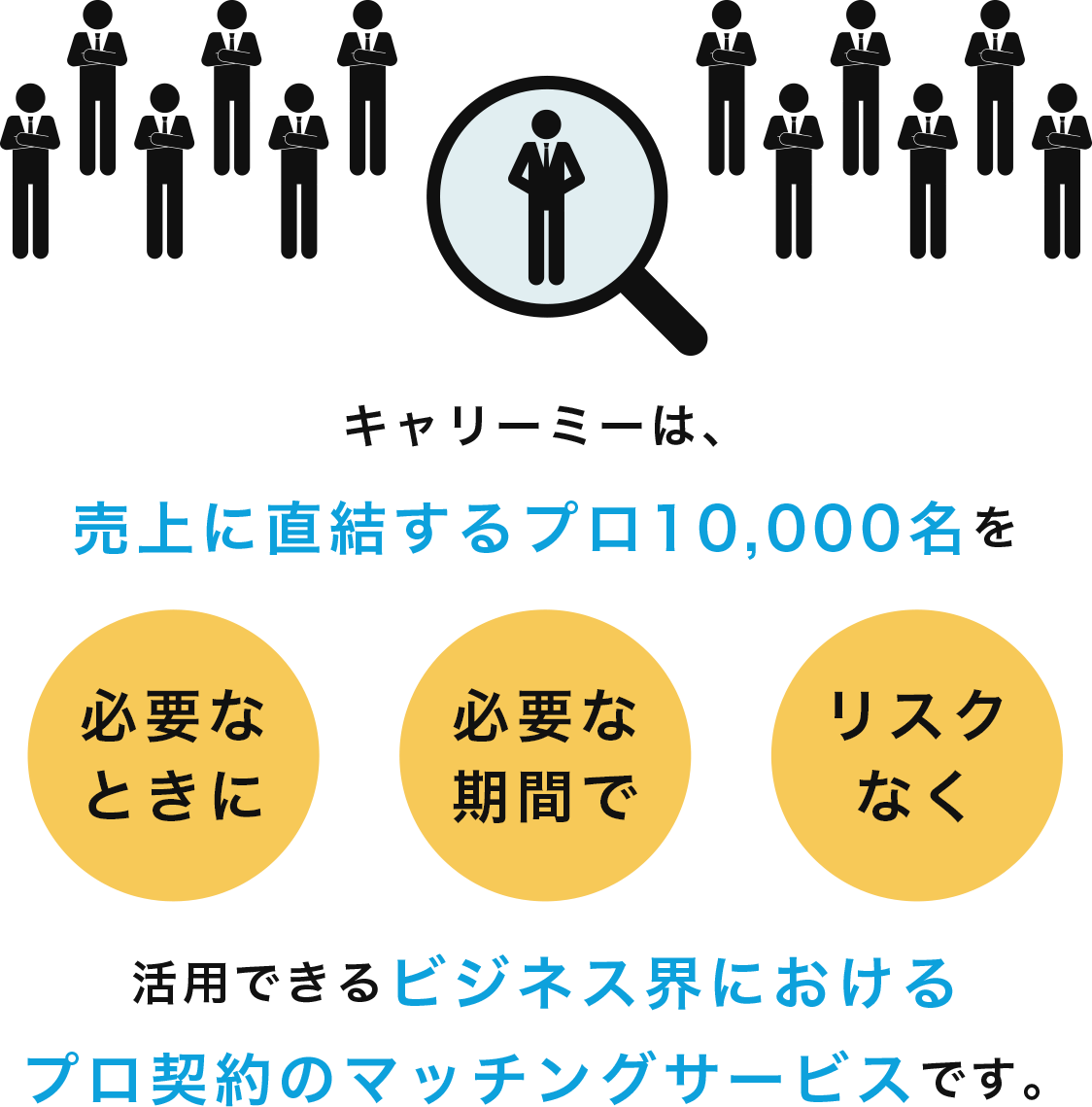 企業様向け ビジネス界にもプロ契約を キャリーミー